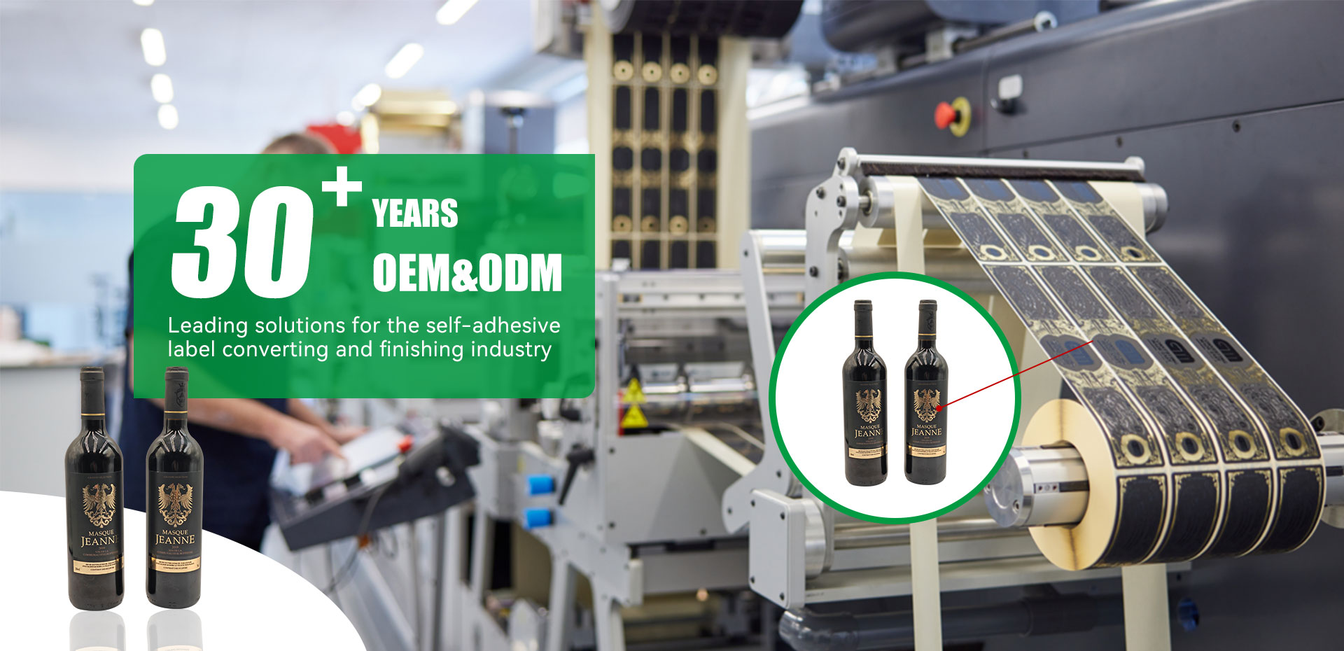 Fábrica de etiquetas de vinho
