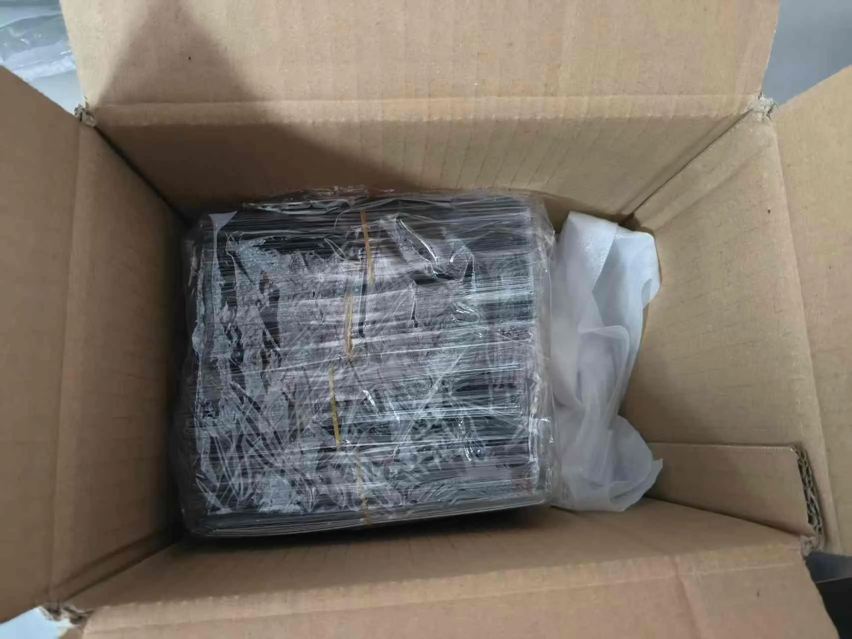 O pedido de skin do cartão de crédito foi despachado