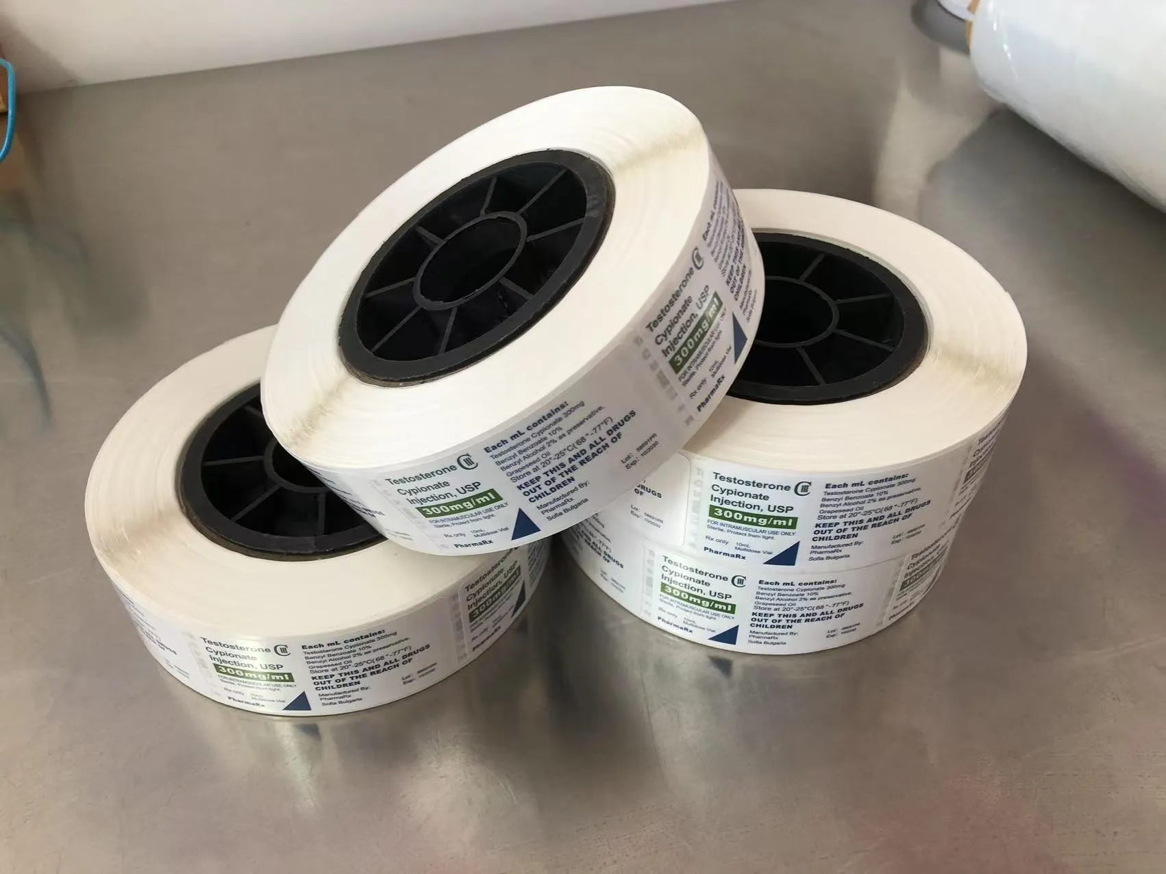 Etiquetas médicas de camada única serão enviadas