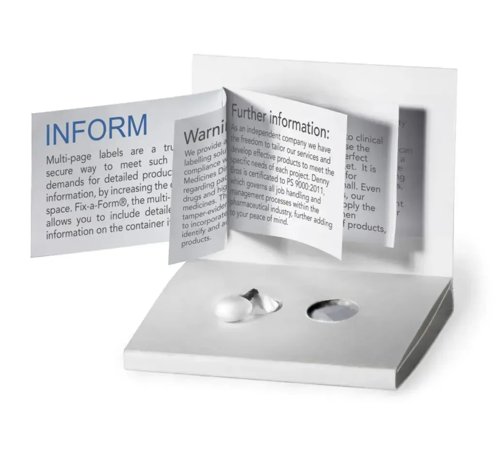 Como as etiquetas de folhetos são usadas nos setores de embalagem e marketing?