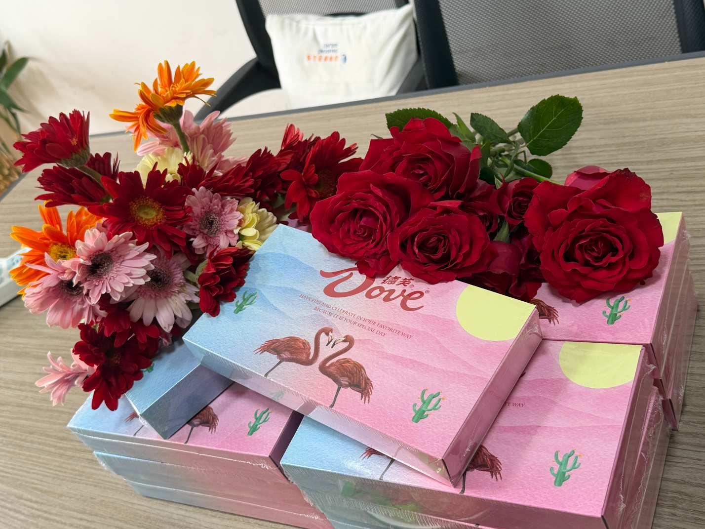 O amor preenche o local de trabalho