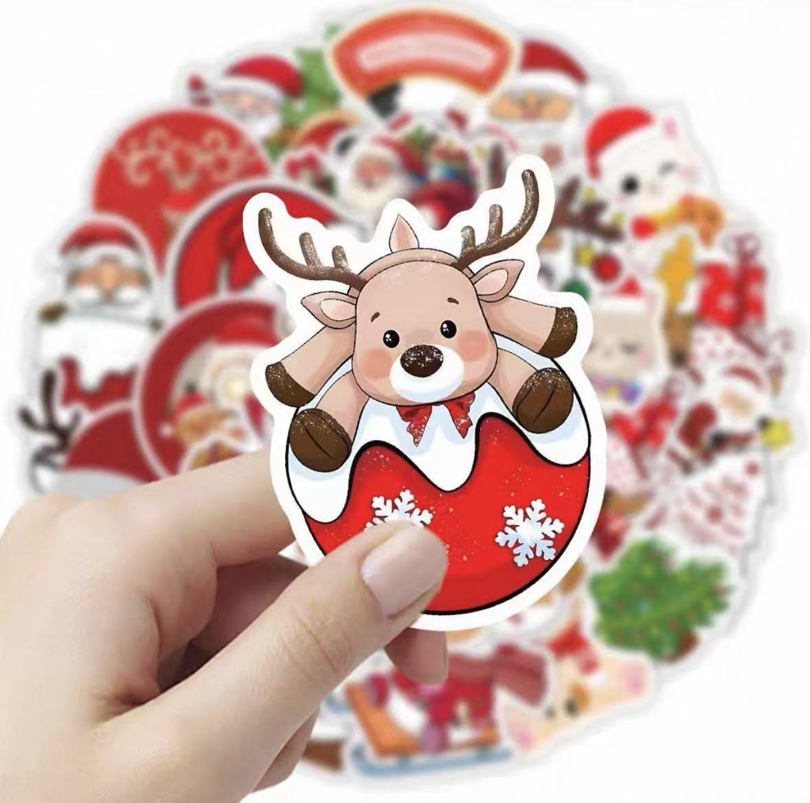 Adesivos de desenho animado de Natal