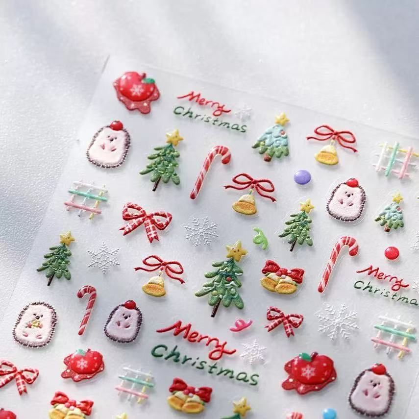 Adesivos de arte de Natal de Natal