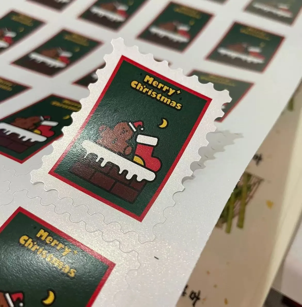 Adesivos de carimbo de Natal