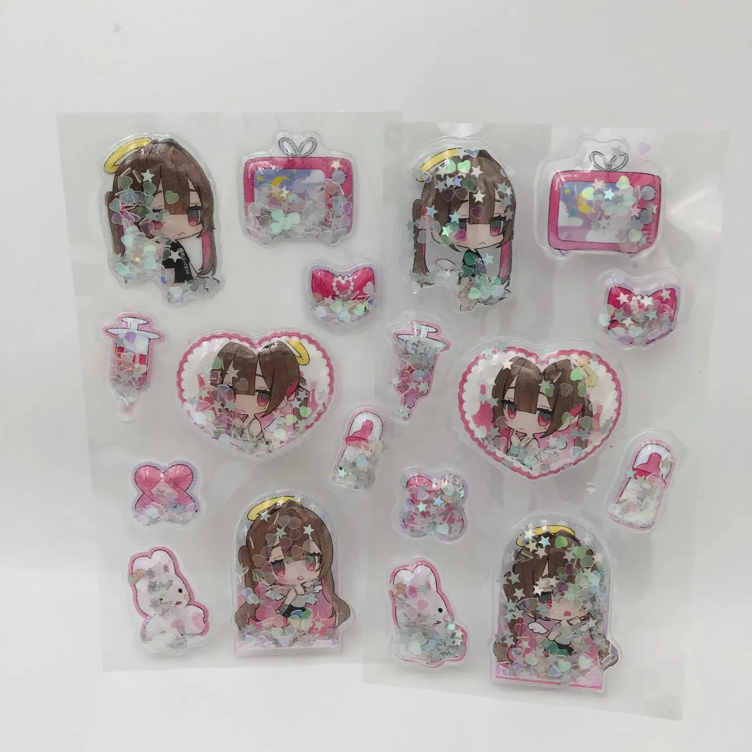 Adesivos Shaker de lantejoulas