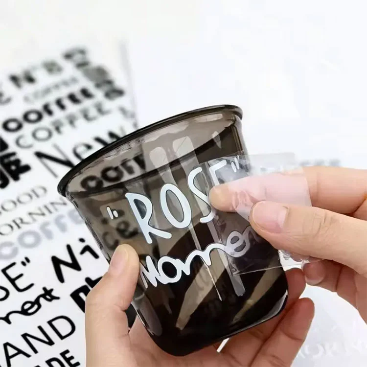 Adesivos de copo de transferência UV