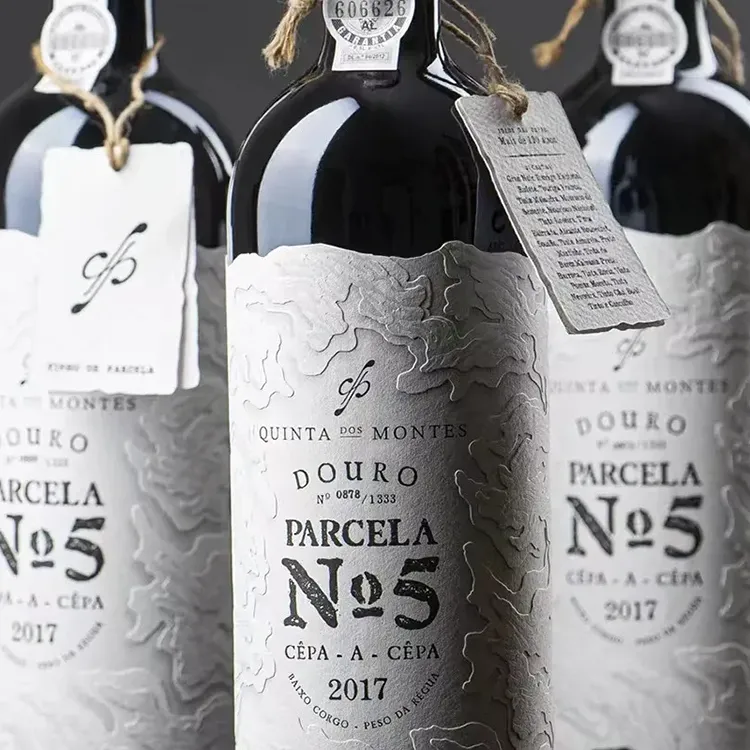 Etiqueta de garrafa de vinho